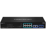 TRENDnet TPE-3012LS 12-Port Gigabit PoE+ Smart Surveillance Switch