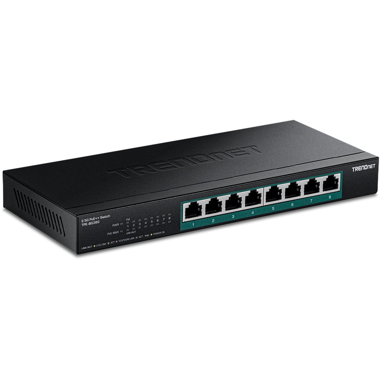 TRENDnet TPE-BG380 8-Port 2.5G PoE++ Switch
