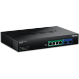 TRENDnet TPE-BG5062 6-Port 2.5G GaN Power PoE++ Switch with 10G SFP+ Ports (240W)