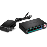 TRENDnet TPE-LG50 5-Port Gigabit Long Range PoE+ Switch