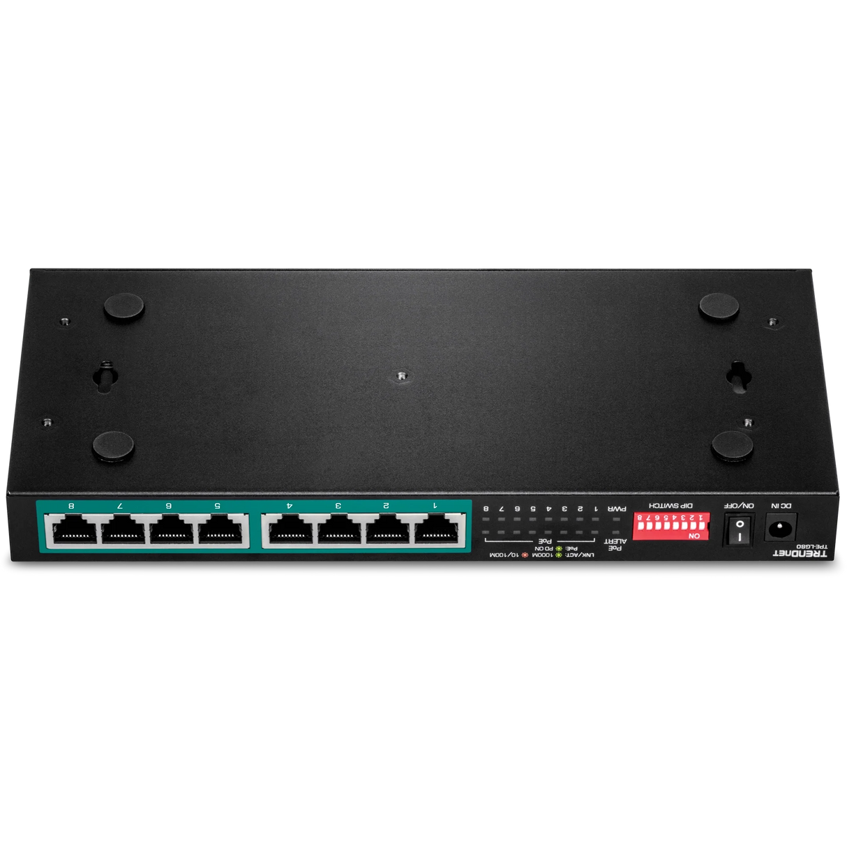 TRENDnet TPE-LG80 8-Port Gigabit Long Range PoE+ Switch