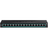 TRENDnet TPE-TG160H 16-Port Gigabit PoE+ Switch, 123W PoE Budget