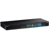 TRENDnet TPE-TG182F 18-Port Gigabit High-Power PoE+ Switch, 440W PoE Budget