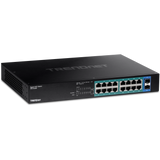 TRENDnet TPE-TG182 18-Port Gigabit PoE+ Switch, 240W PoE Budget