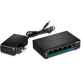 TRENDnet TPE-TG52 5-Port Gigabit PoE+ Switch (32W)