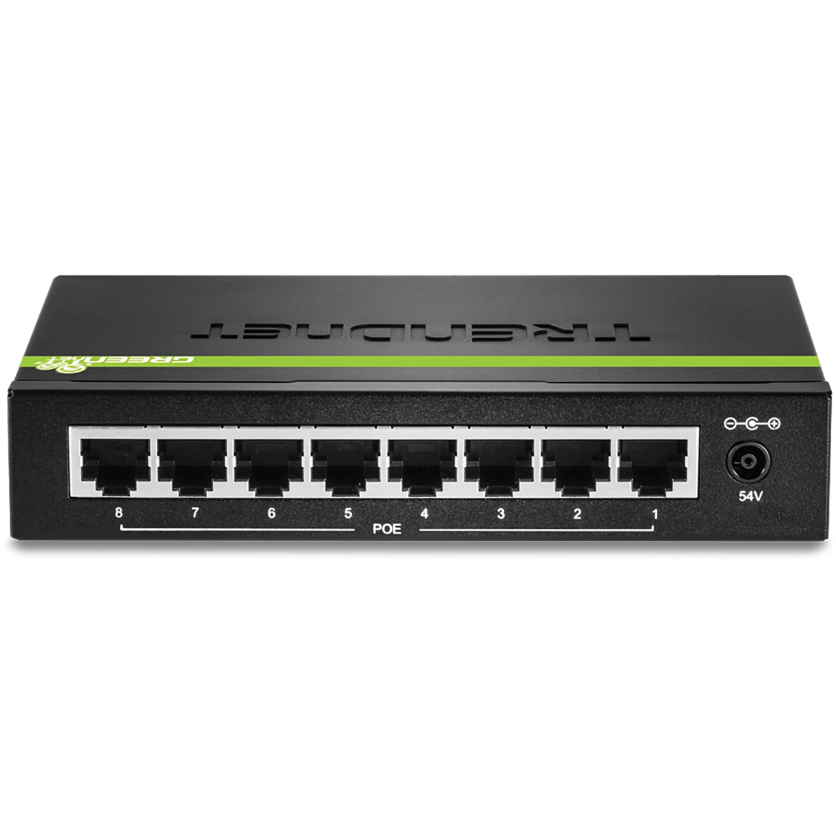 TRENDnet TPE-TG80g 8-port Gigabit GREENnet PoE+ Switch, 123W PoE Budget