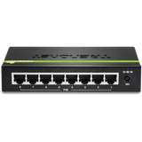 TRENDnet TPE-TG80g 8-port Gigabit GREENnet PoE+ Switch, 123W PoE Budget