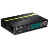 TRENDnet TPE-TG82G 8-Port Gigabit PoE+ Switch, 61W PoE Budget
