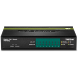 TRENDnet TPE-TG82G 8-Port Gigabit PoE+ Switch, 61W PoE Budget