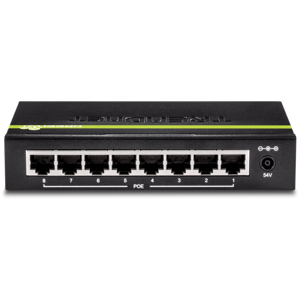 TRENDnet TPE-TG82G 8-Port Gigabit PoE+ Switch, 61W PoE Budget