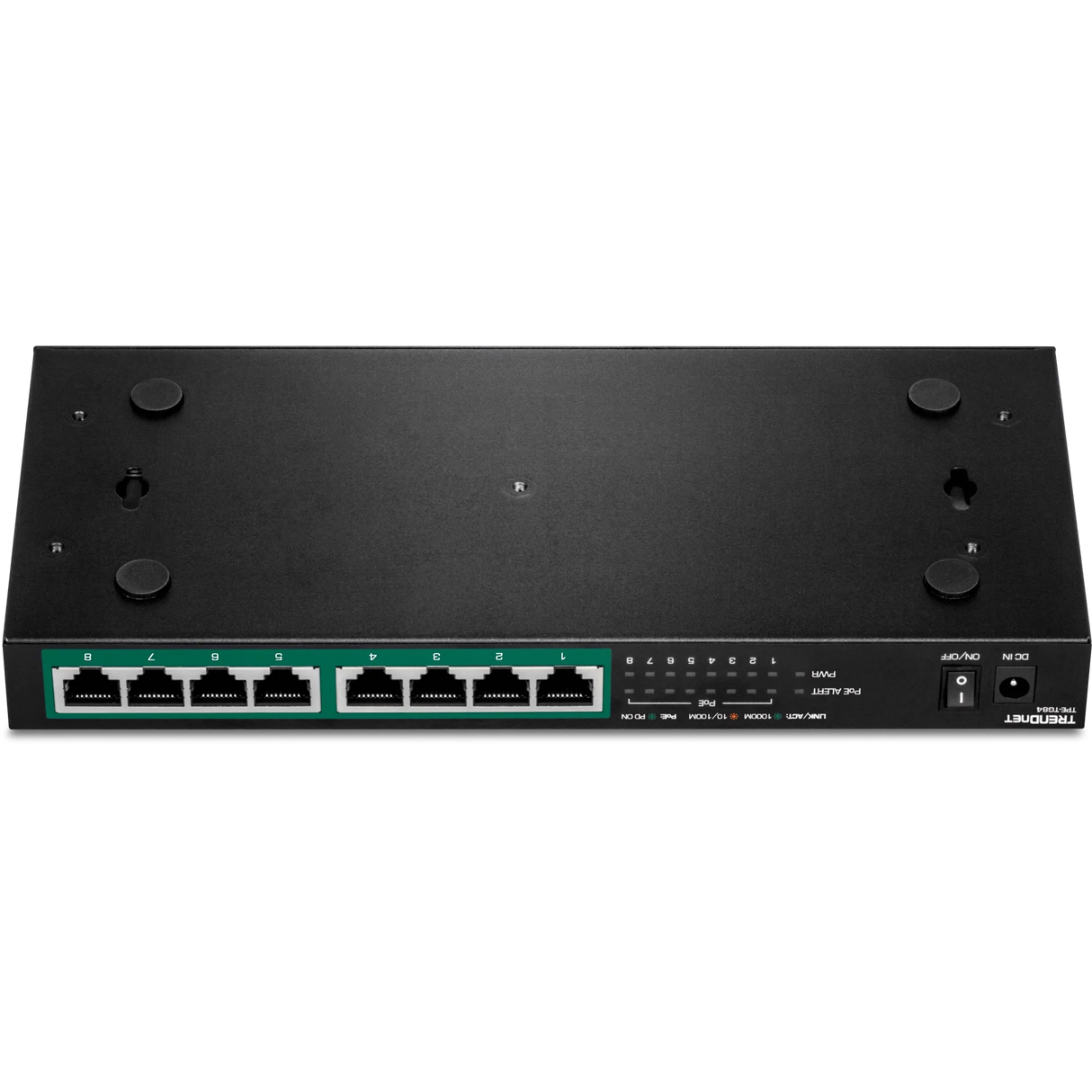 TRENDnet TPE-TG84 8-Port Gigabit PoE+ Switch, 120W PoE Budget
