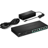 TRENDnet TPE-TG84 8-Port Gigabit PoE+ Switch, 120W PoE Budget