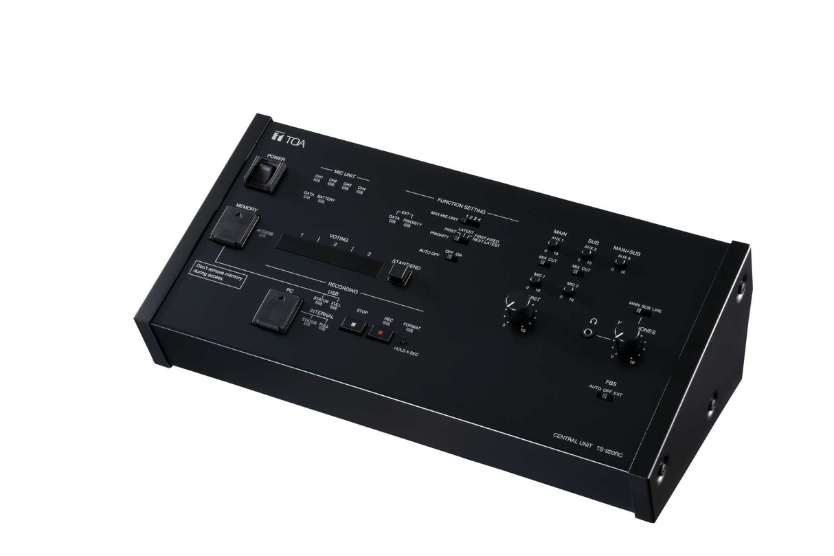 TOA TS-920RC 3CU System Controller With Recording, Voting and Simultaneous Interpretation Channel
