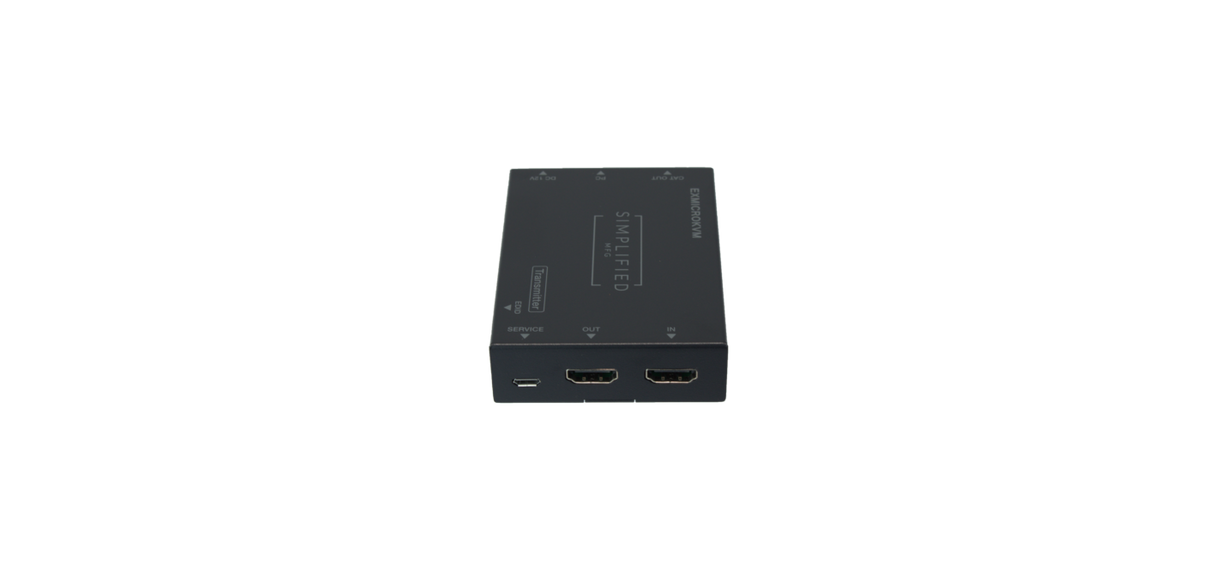 Simplified EXMICROKVM HDMI 2.0b (18Gbps) Category Cable Extender Kit With USB (KVM)