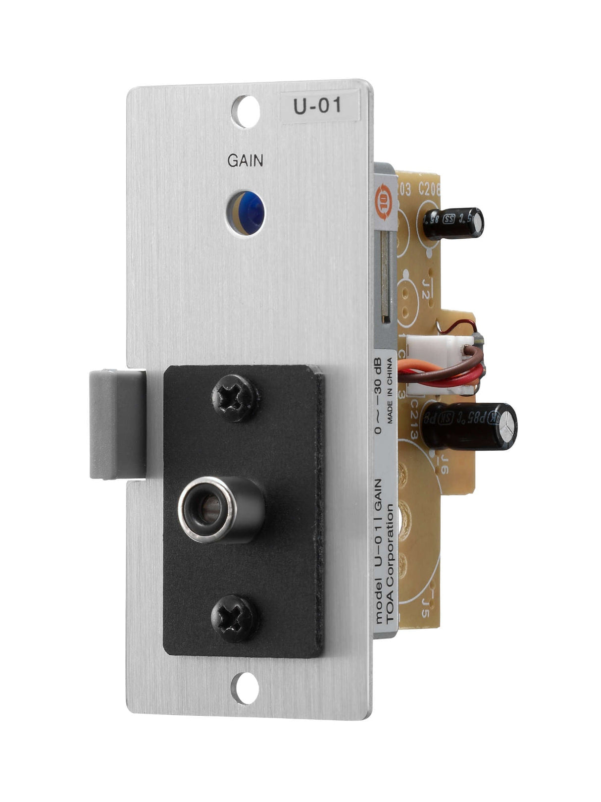 TOA U-01R Line Input Module Unbalanced 220KΩ With RCA Jack