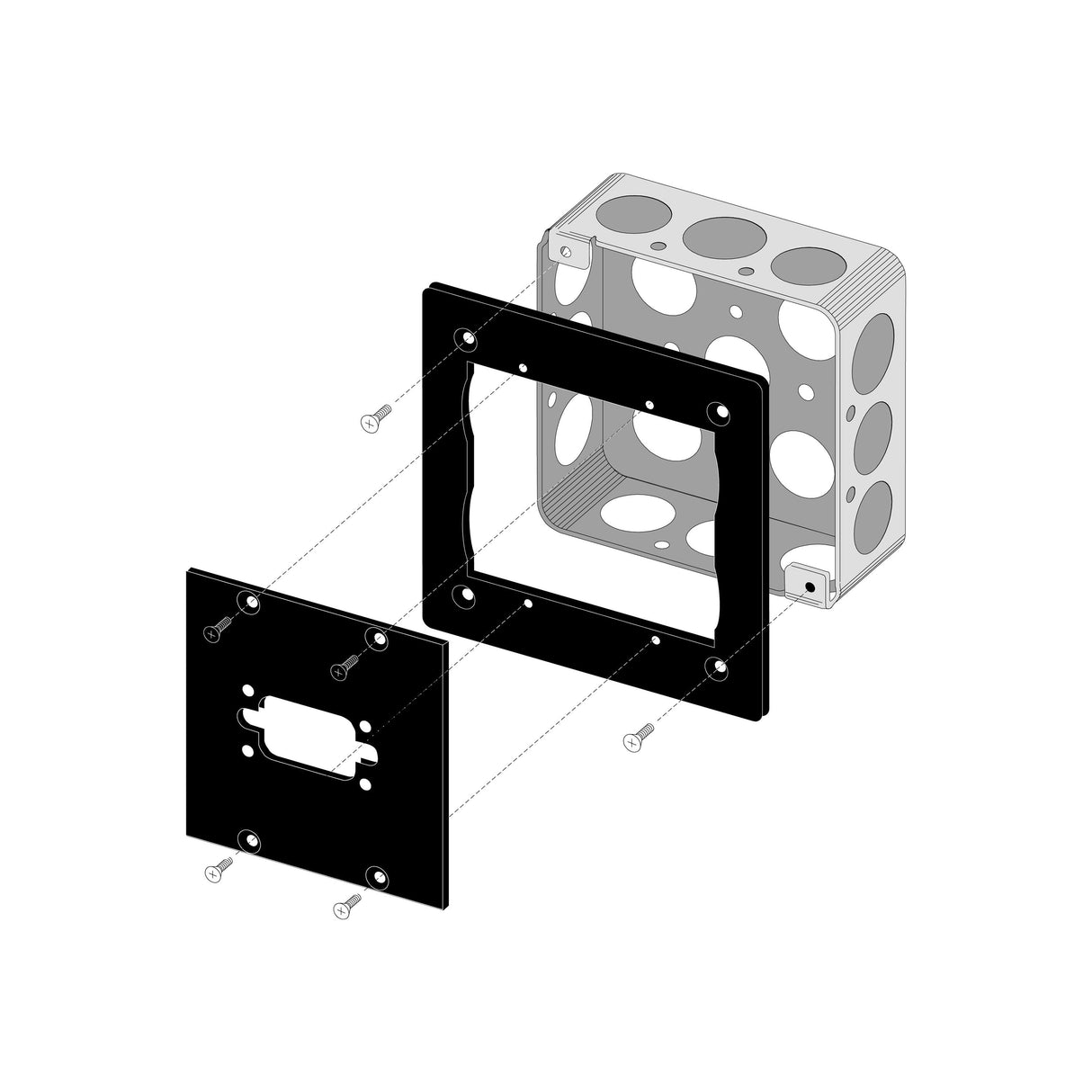 Middle Atlantic UCP-ADP 1900 ELEC BOX UCP ADAPTER