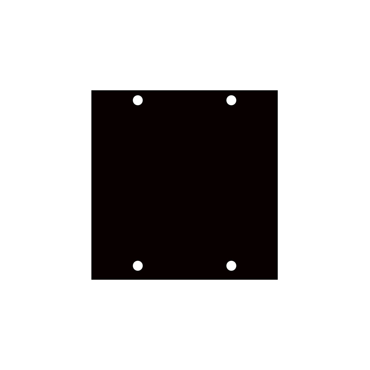 Middle Atlantic UCPB1 SINGLE UCP BLANK PNL