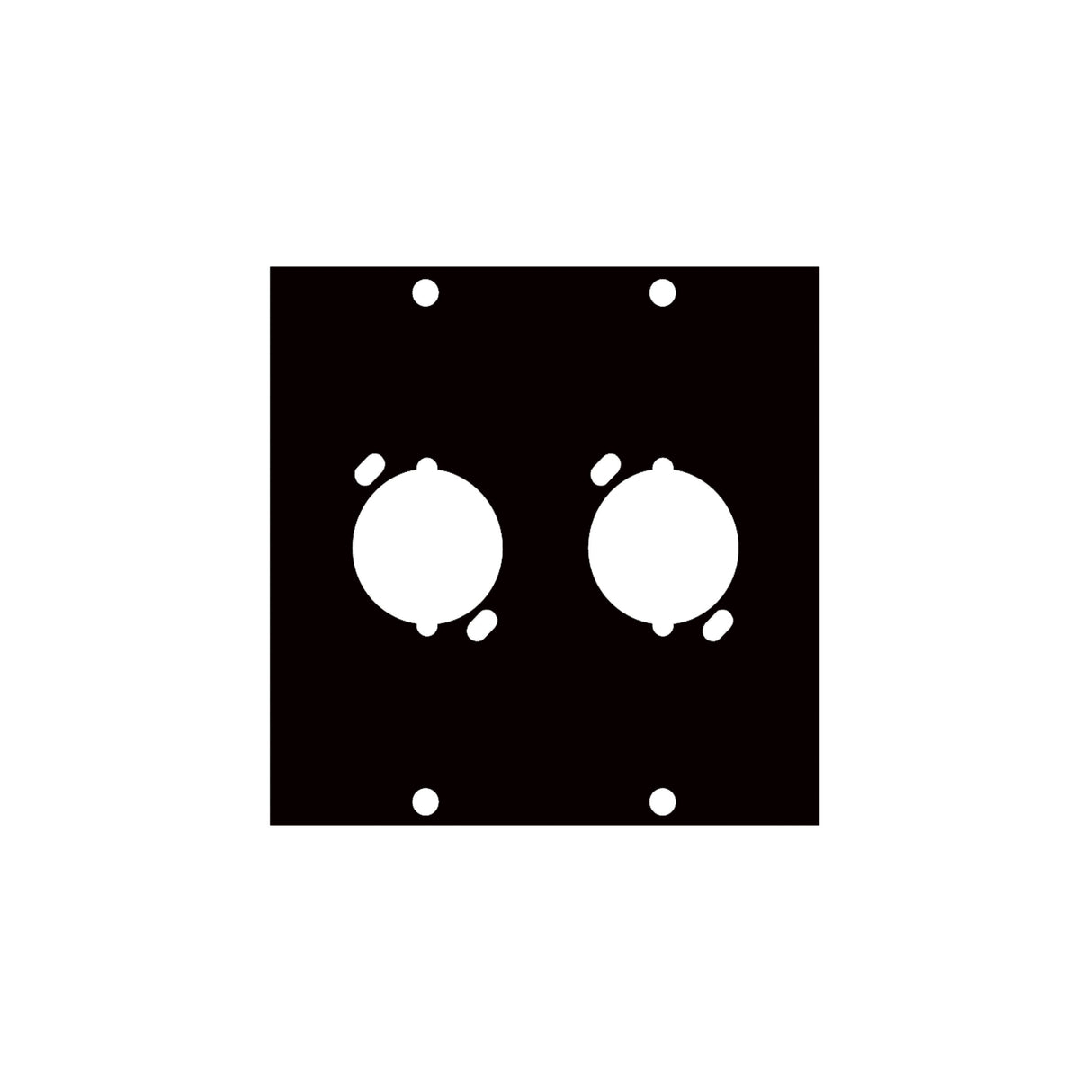 Middle Atlantic UNIV2 FEMALE XLR(2)PORT UCP PNL