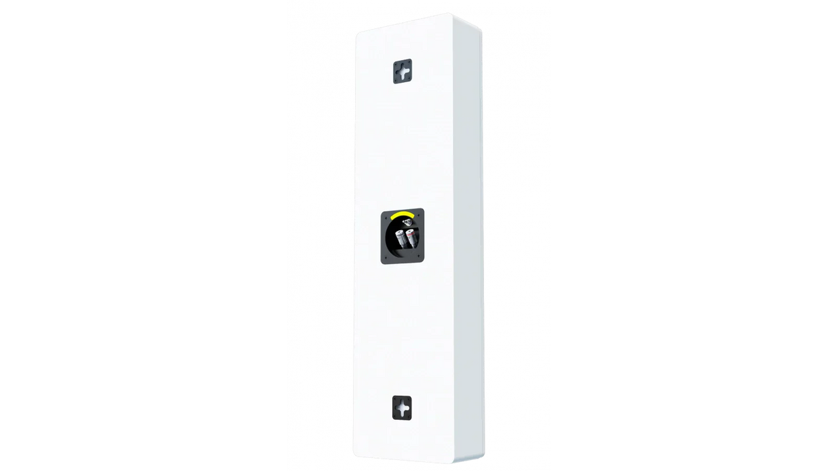 Elac Muro 4" x 2 On-Wall Sealed Cabinet Speaker - White, Each