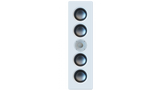 Elac Muro 4" x 2 On-Wall Sealed Cabinet Speaker - White, Each