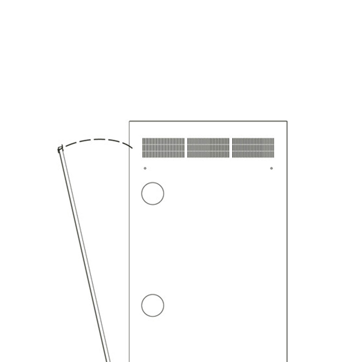 Middle Atlantic WR-RAP-44 44SP REAR ACCESS PNL,WR