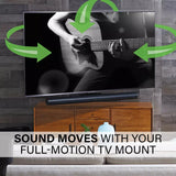Sanus WSSATM1-B2 Extendable Soundbar TV Mount for Sonos Arc & Arc Ultra