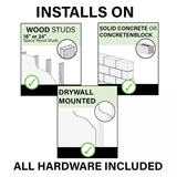 Sanus WSSAWM1-W2 Extendable Soundbar Wall Mount for Arc & Arc Ultra.  WHITE
