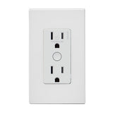 Leviton ZW15R-1BW Decora Smart Outlet, Z-Wave 700 Series