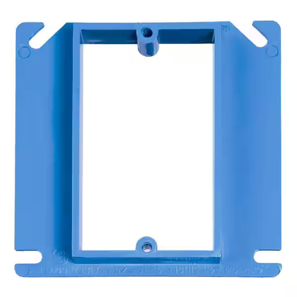 Dynotech 402730 5/8" Rise One Gang Plastic Plaster Ring