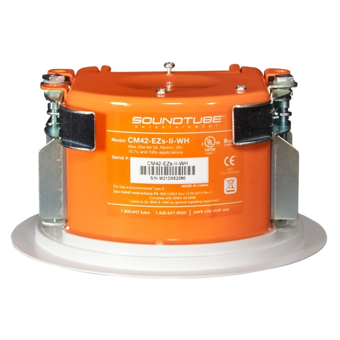 SoundTube CM42-EZS-II 4" 2-way In Ceiling Speaker with Short Can, Each