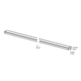 DALS 1-Meter Aluminum Extrusion COBTP-ALXT