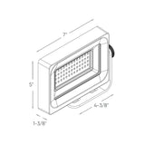 DALS DCP-FLD30-BK 7″ Smart Flood Light