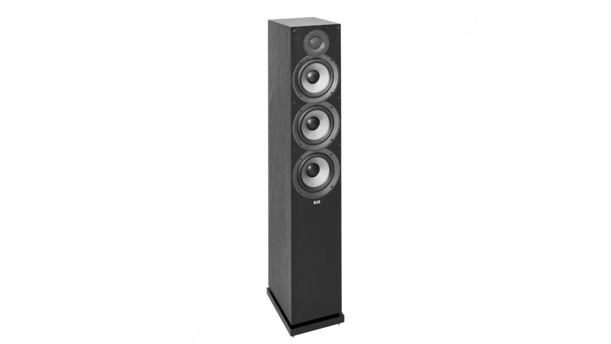 Elac 6.5"  Debut 2.0 F5.2 Floorstanding Speaker - Black, Each
