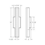 DALS DCP-LWS19 19" Smart LED Linear Wall Sconce