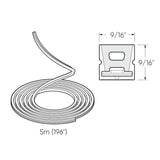 DALS DCP-NFTAP5M 5-Meter Smart Neon Tape Light