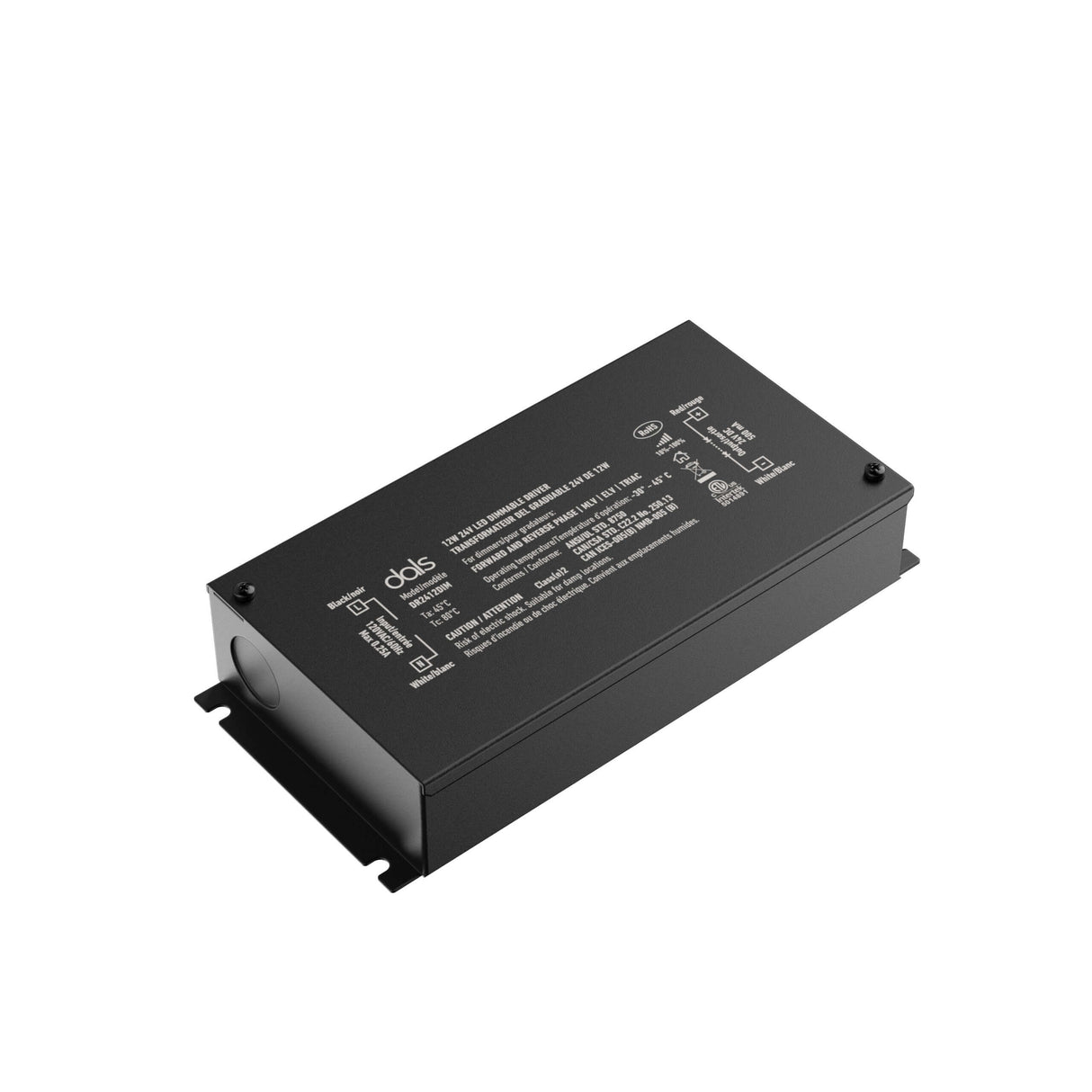 DALS DR2412DIM 12W 24V Dimmable hardwired driver, one output