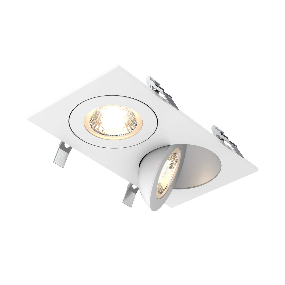 DALS FGM4-CC-DUO-V-WH Double FGM4 Recessed CCT - universal 120V-347V, 0-10V dimming