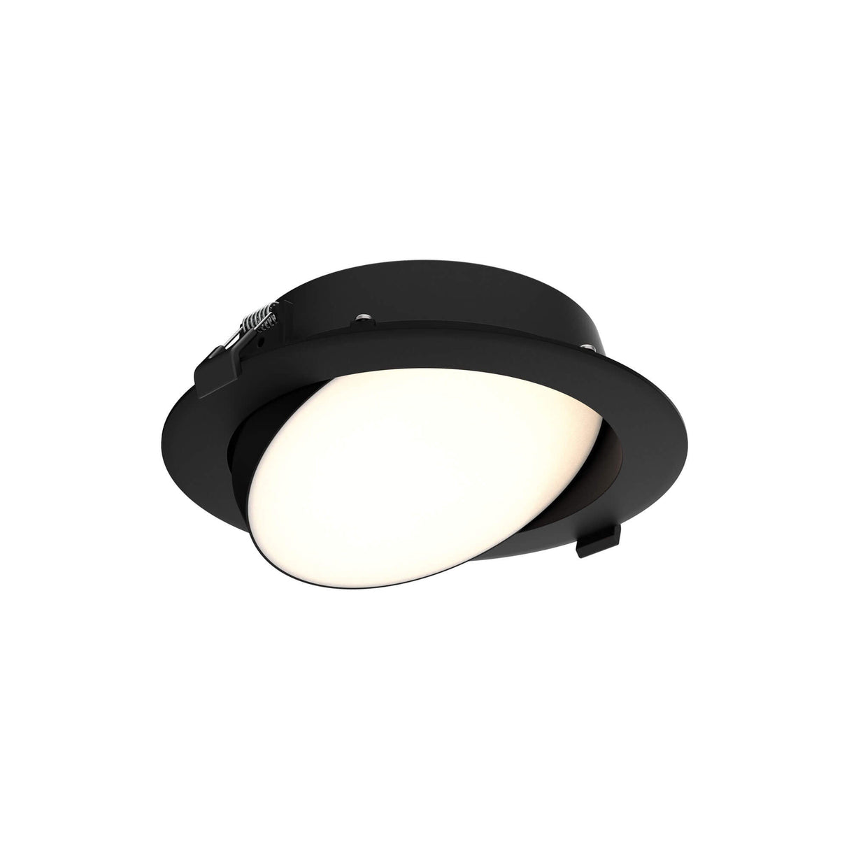 DALS GPN6-CC-V-BK Multi CCT Round gimbal recessed light - universal 120V-347V, 0-10V dimming