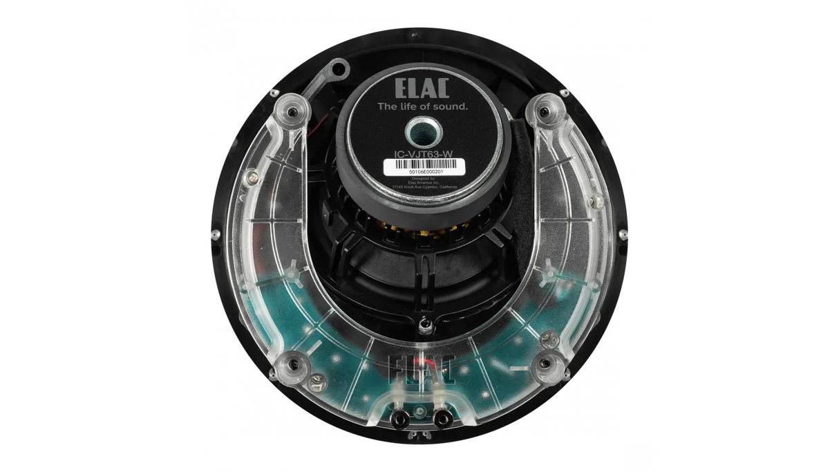 Elac Vertex III Jet 6.5" Angled In-Ceiling Speaker - White, Each