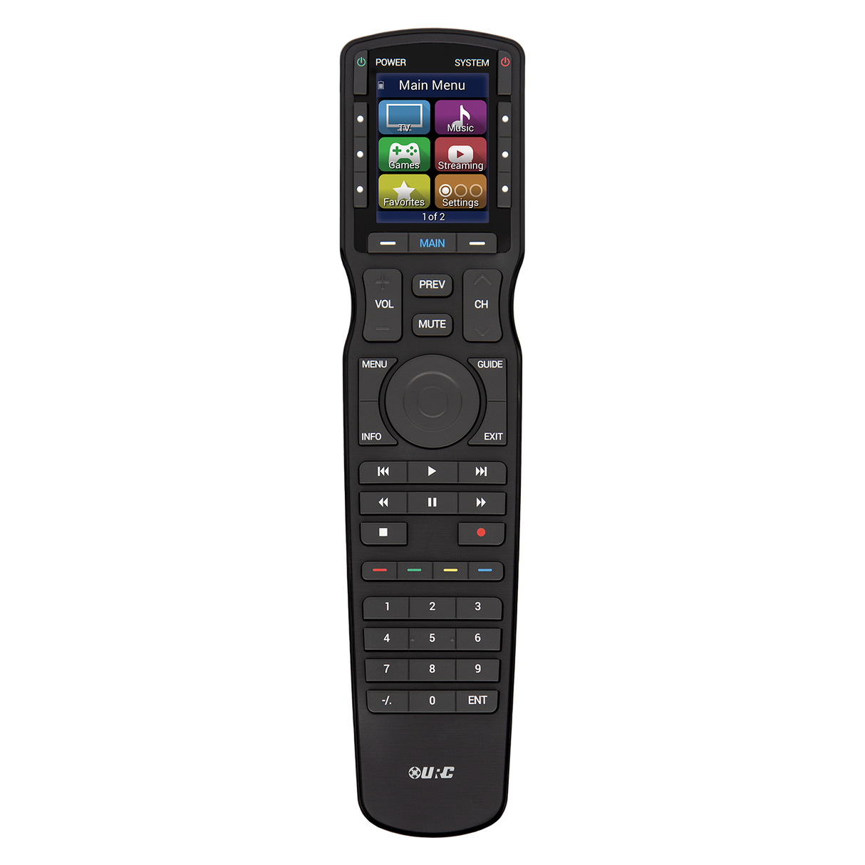 URC MX-790i Remote Control 2" Color LCD IR/RF Hard Buttons Home Theater (433MHz)
