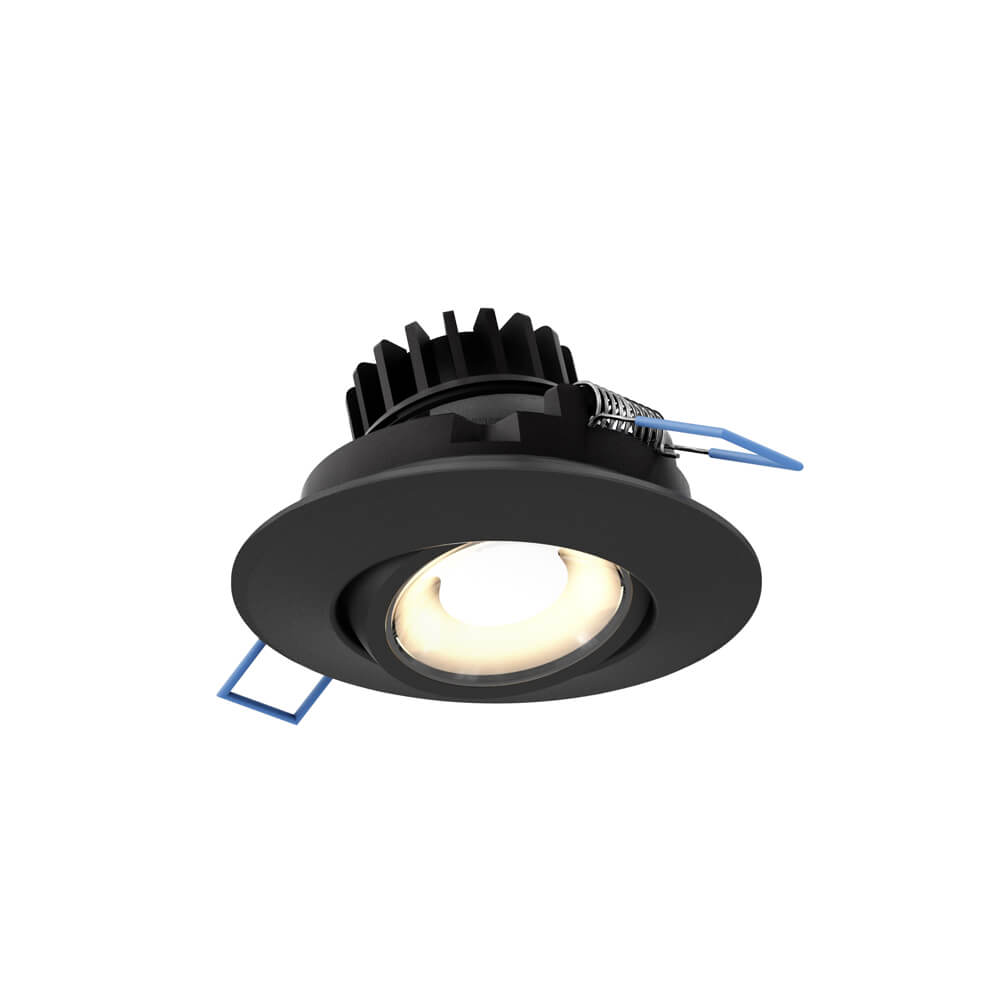 DALS LEDDOWNG3-CC-V-BK Multi CCT Round gimbal recessed light - universal 120V-347V, 0-10V dimming