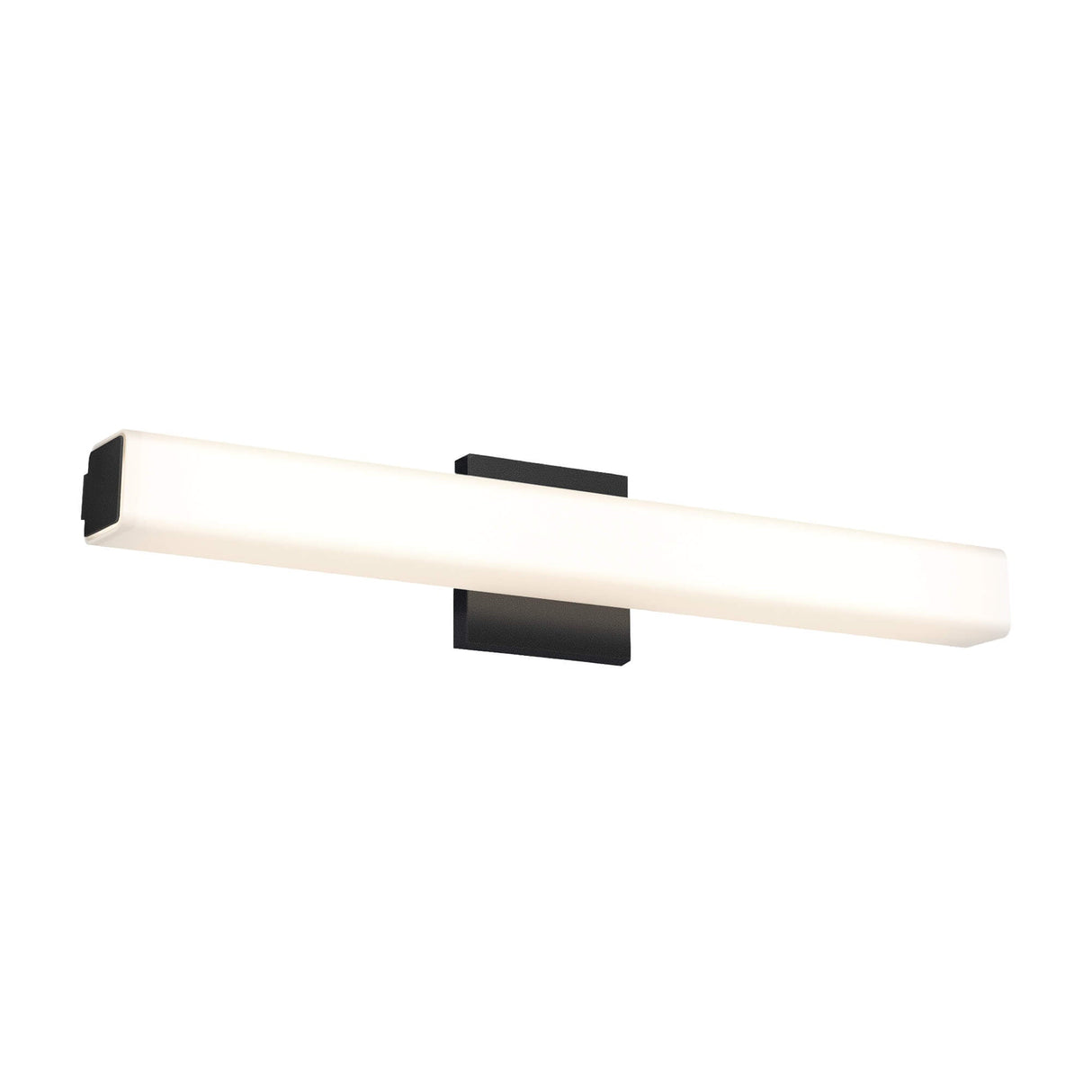 DALS LEDVAN001-CC-24BK Multi CCT LED vanity with square glass