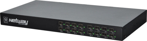 Altronix NETWAYSP16A 16PORT FIBER MEDIA CONV, 1U