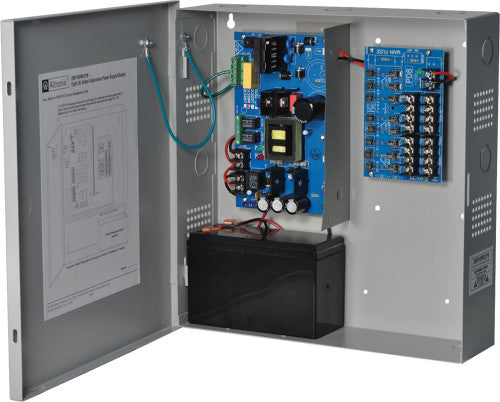 Altronix SMP10PM12P8 12VDC 10A,8 Fuse Out Cab PS