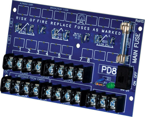 Altronix PD8CB POWR DISTRBUTN UNIT W/CKT BRKR