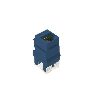 On-Q WP3450BE KEY: CAT 5E RJ45 T568 A/B CNCTR BL (M20)