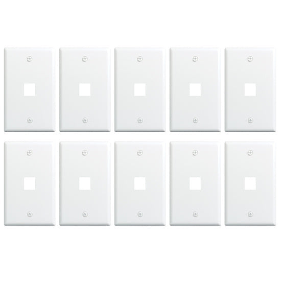 On-Q WP3401WH25 BULK PACK 25 1G WP 1-PORT WH