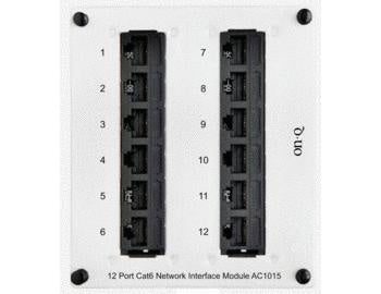 On-Q AC1015 SW: 12PORT CAT6 NETWORK INTERFACE MOD