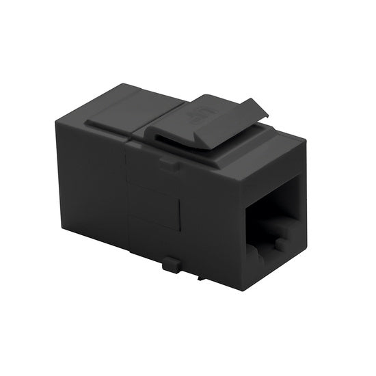 On-Q WP3451BK KEY: CAT 5E RJ45 COUPLER, BLACK (M20)