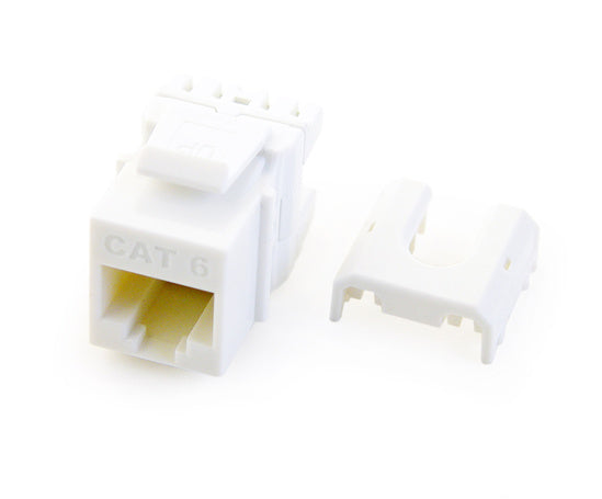 On-Q WP3476WH50 KEY: 50 PK QC CAT6 RJ45 INSERT, WH